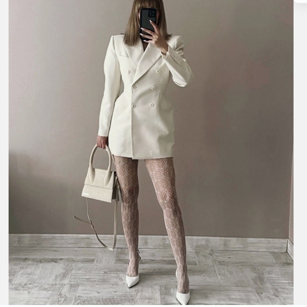 Zara Women's Double Breasted Blazer Dress NWT